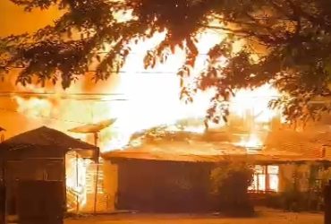 Jelang Lebaran, Kebakaran Hanguskan Belasan Rumah Warga di Kota Langsa